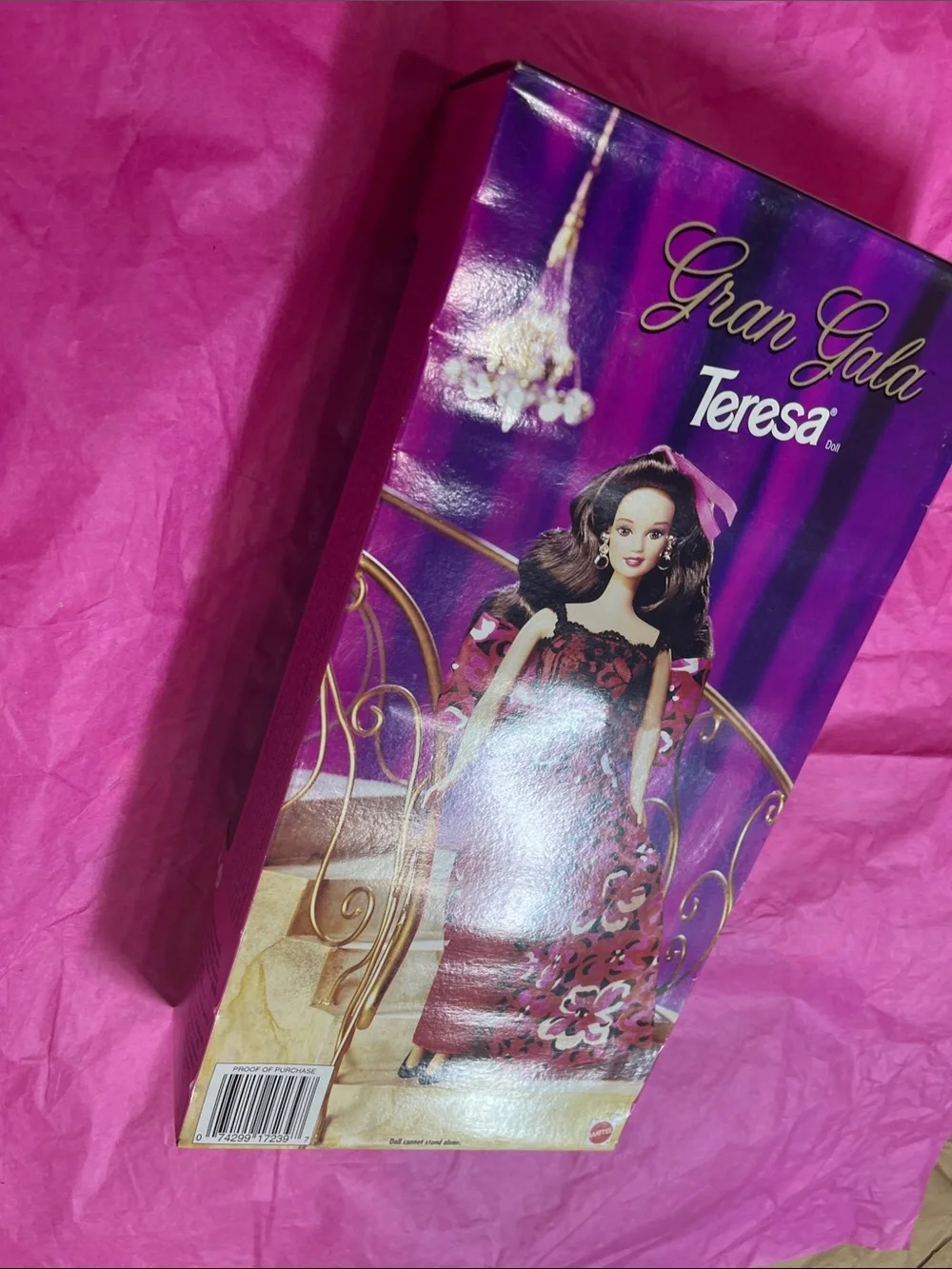 Mattel Gran Gala Teresa Doll in Red and Magenta Gown